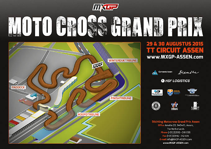 Circuit MXGP 2015 Plattegrond Parcours